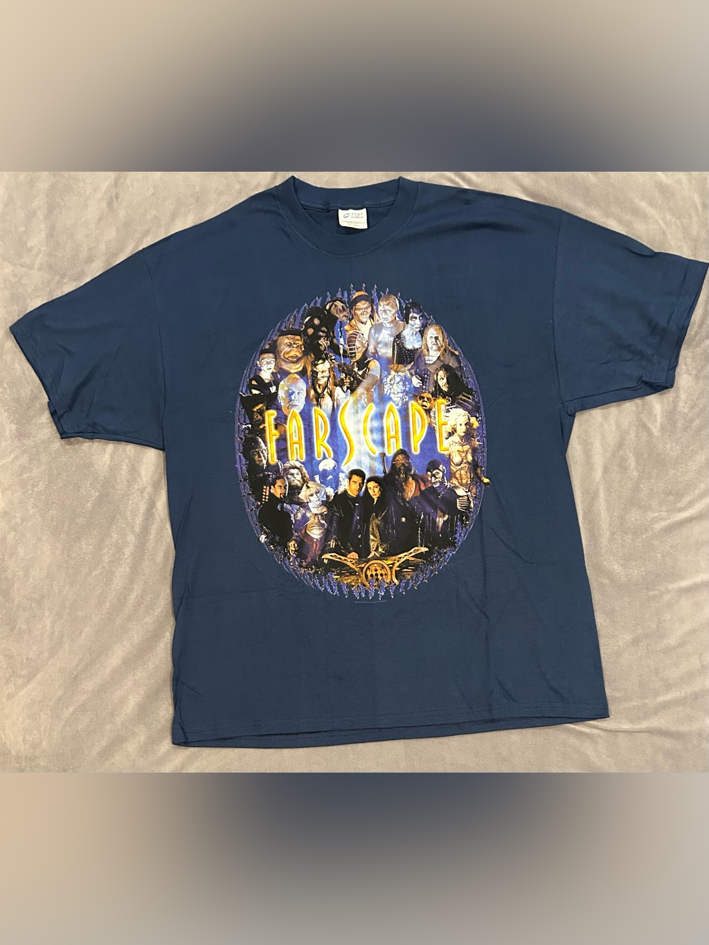 Vintage Farscape Promotional Blue TShirt Vintage Farscape Promotional Blue TShirt